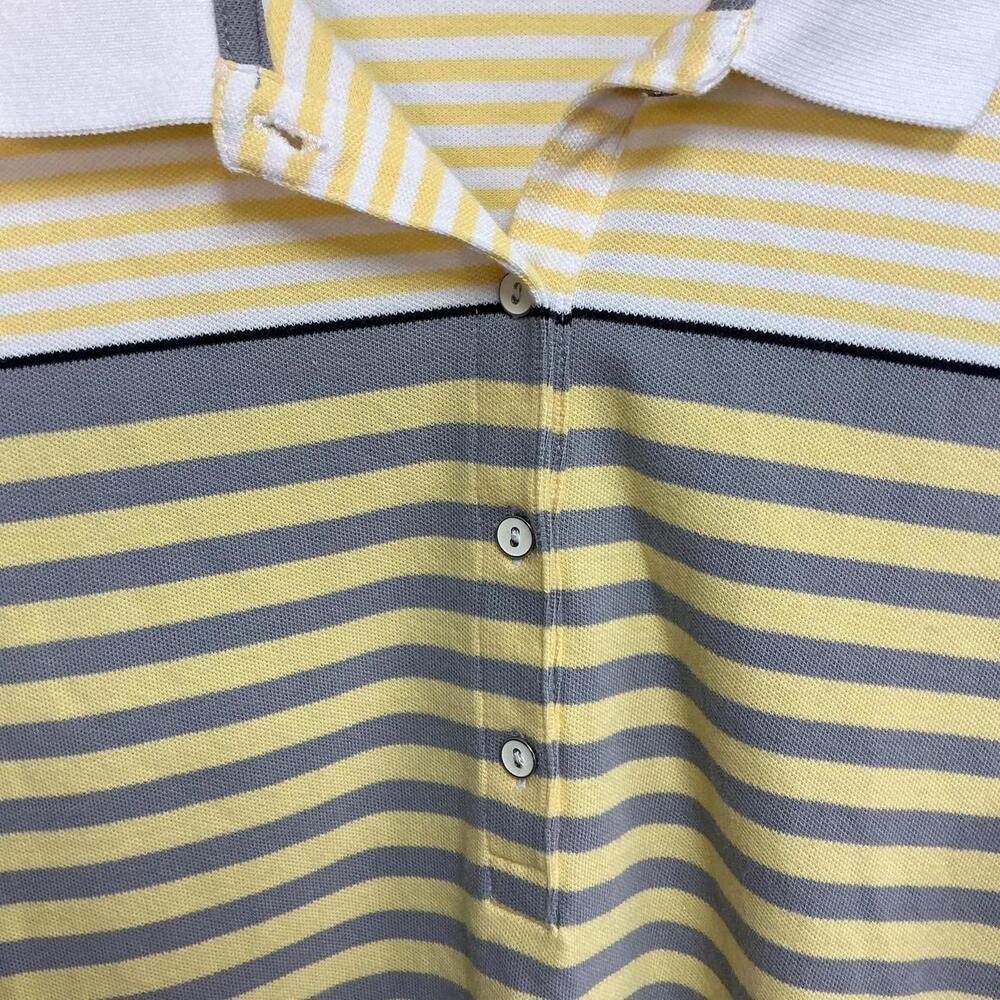 Croft & Barrow Vintage Women's Striped Polo Shirt, Size M - Picture 3 of 6